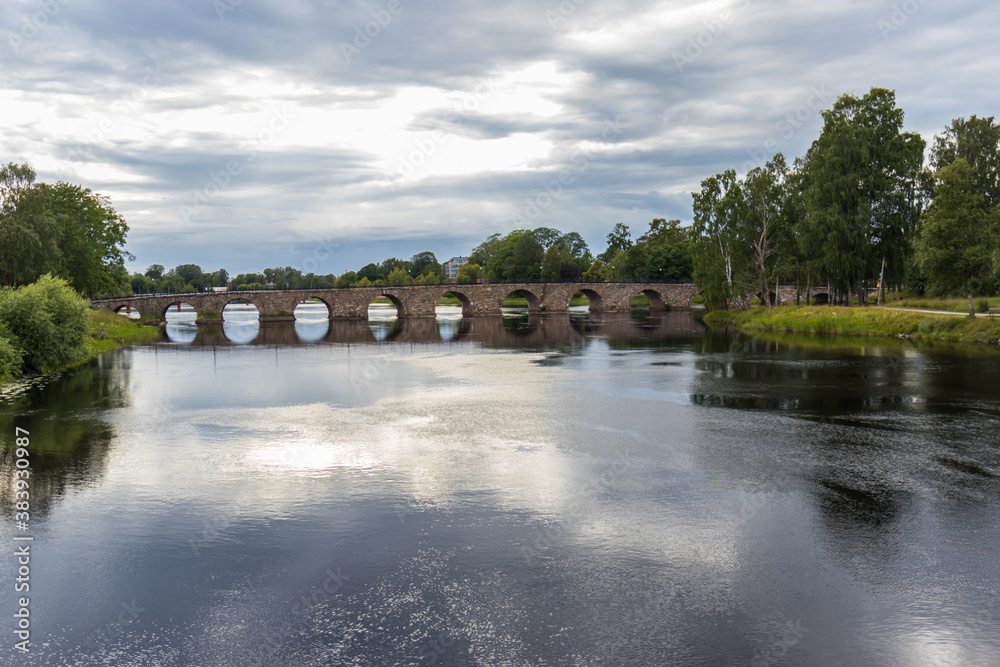 Fototapeta premium bridge over the river