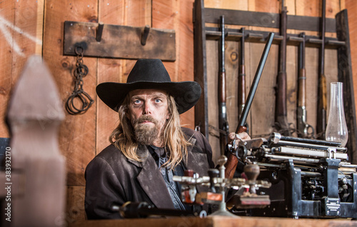 Portrait of a Cowboy photo