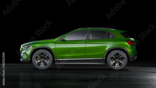 3D rendering of a brand-less generic SUV concept car  © Andrus Ciprian
