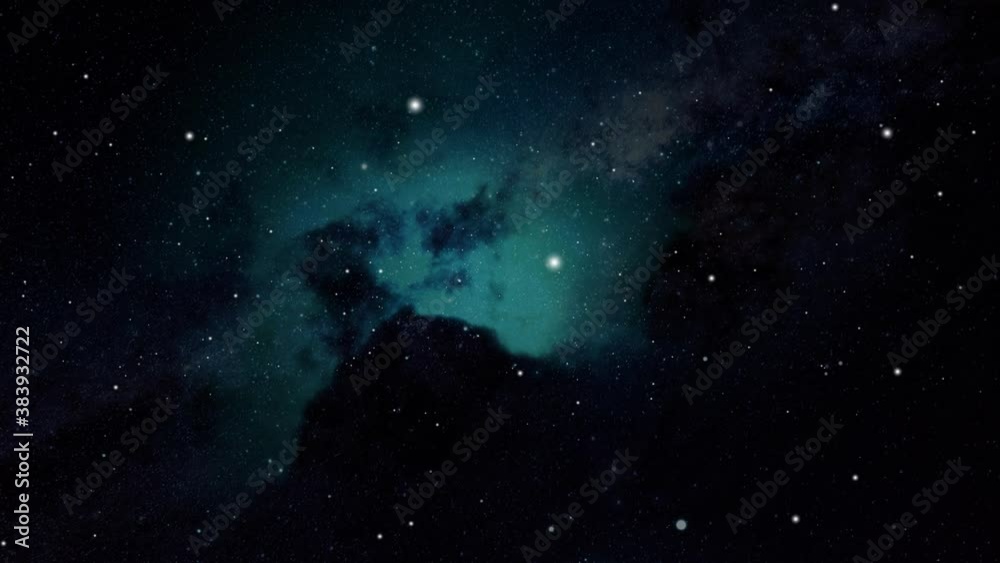 milky way and several stars in outer space milky way and several stars in outer space