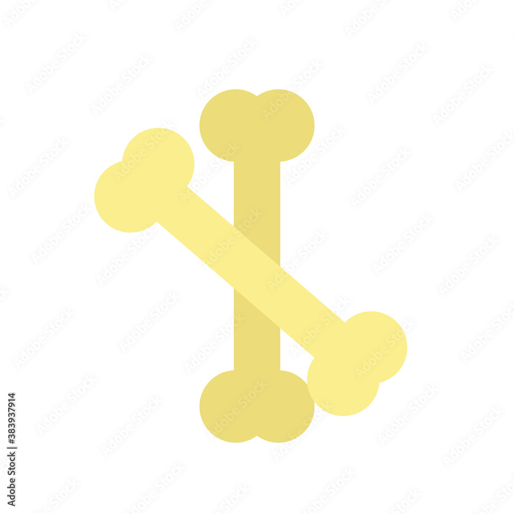 bones flat style icon vector design bones flat style icon vector design