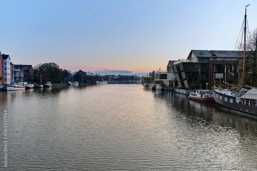 Leer, Ostfriesland, Land, Stadt, Luft