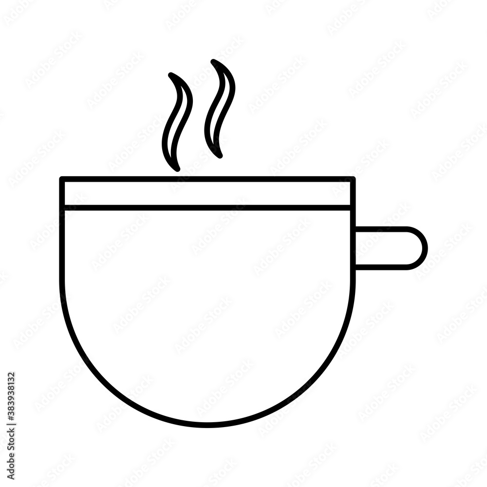 tea cup line style icon vector design tea cup line style icon vector design