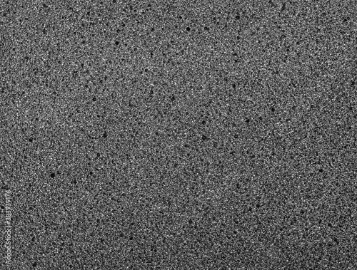 Foam rubber texture. Texture of black foam rubber close-up.