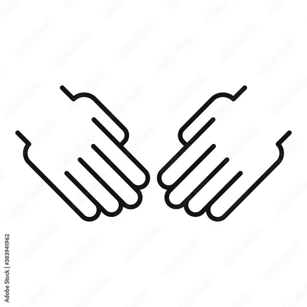 Affection icon. Outline affection vector icon for web design isolated on white background Affection icon. Outline affection vector icon for web design isolated on white background