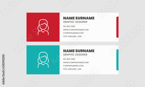 creative signature email design