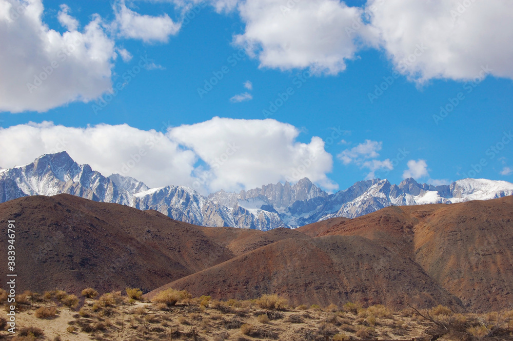 Mount Whitney, Sierra Nevada Mountains, Lone Pine, California.