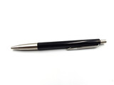An isolated black pen on white background