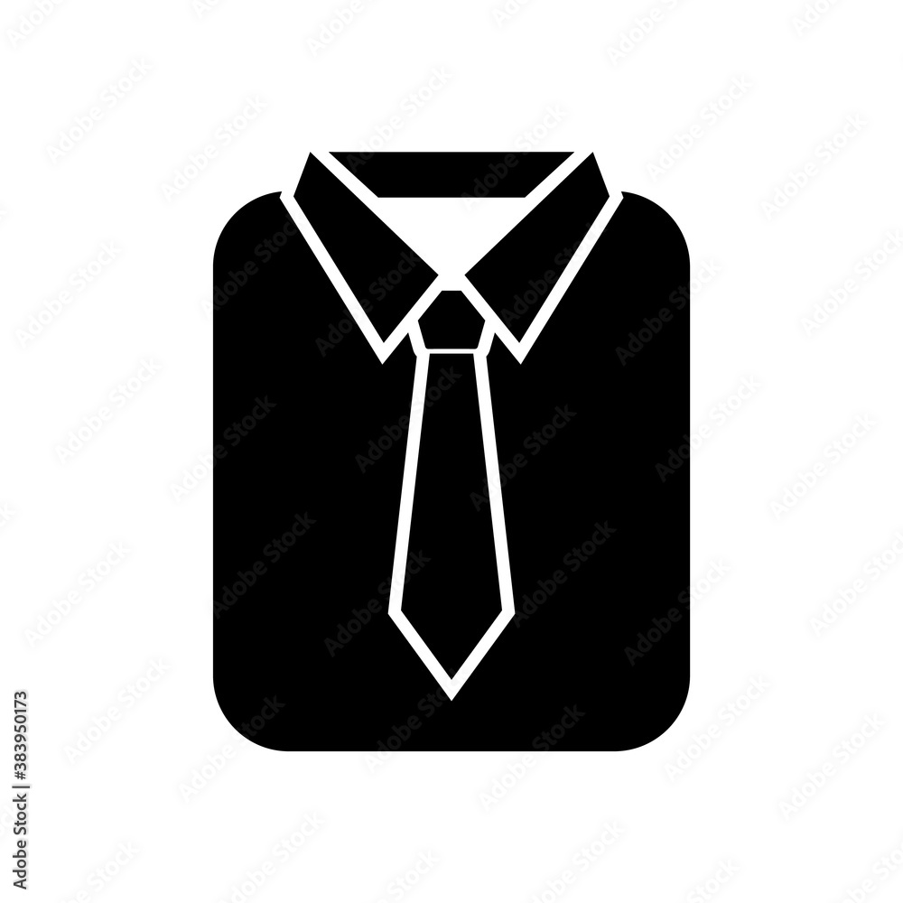 Tie icon, logo isolated on white background Tie icon, logo isolated on white background