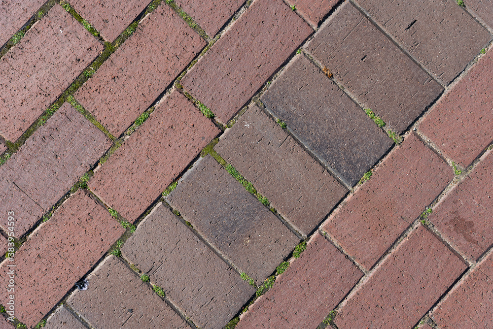 Texture of the cobblestone sidewalk on top. Texture of the cobblestone sidewalk on top.