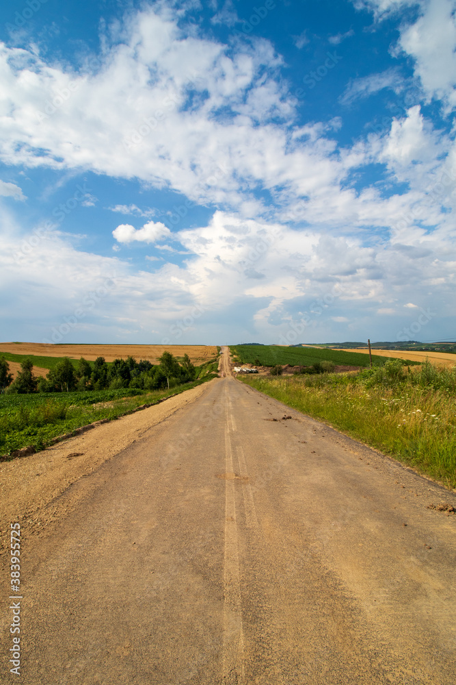 road in the countryside