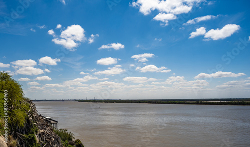 Ruins in the side of Paran   river in Rosario City