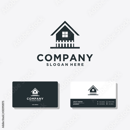 home logo and business card designs