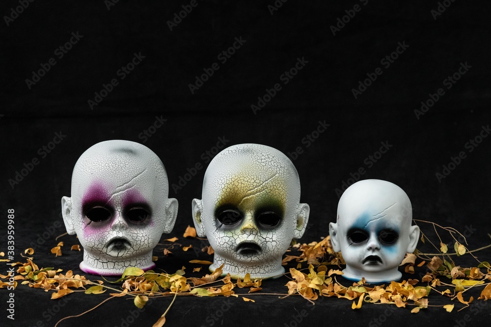 skull on black skull on black