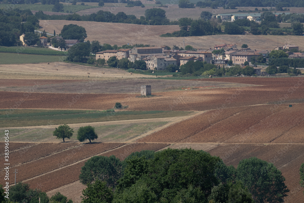 Idyllic countryside in Tuscany, Italy
