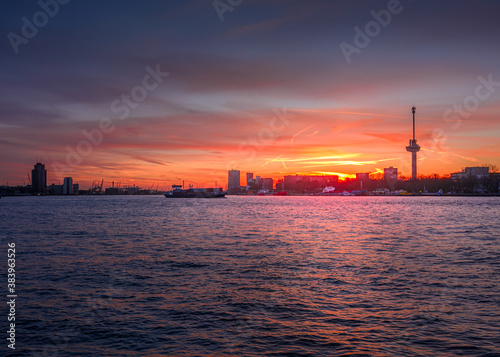 sunset over the city © Patrick Herzberg