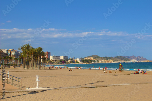 Playa de Villajoyosa, Alicante, España