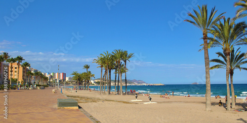 Playa de Villajoyosa, Alicante, España