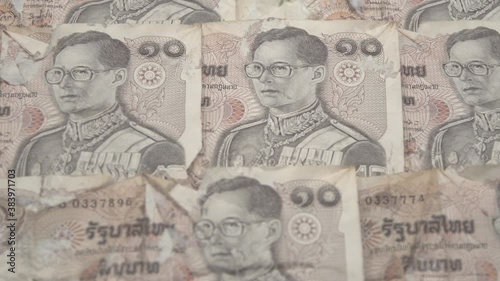 Wallpaper Mural King Bhumibol  on official currency of Thailand.. Ninth monarch of Thailand from Chakri dynasty, titled Rama IX   Torontodigital.ca