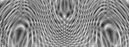 Reticulated monochrome texture with crossing blending lines and moire effect. Contemporary bstract psychedelic background saver for web site, image for blog, mobile apps, package, packaging.