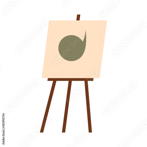 paint easel icon vector design