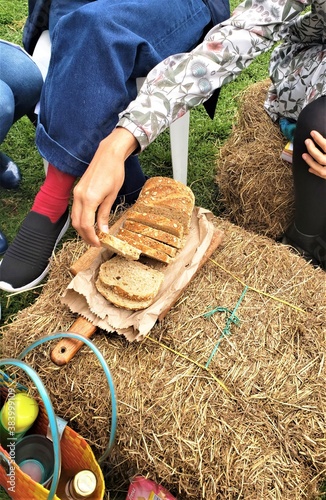 día de campo, almuerzo familiar, picnic