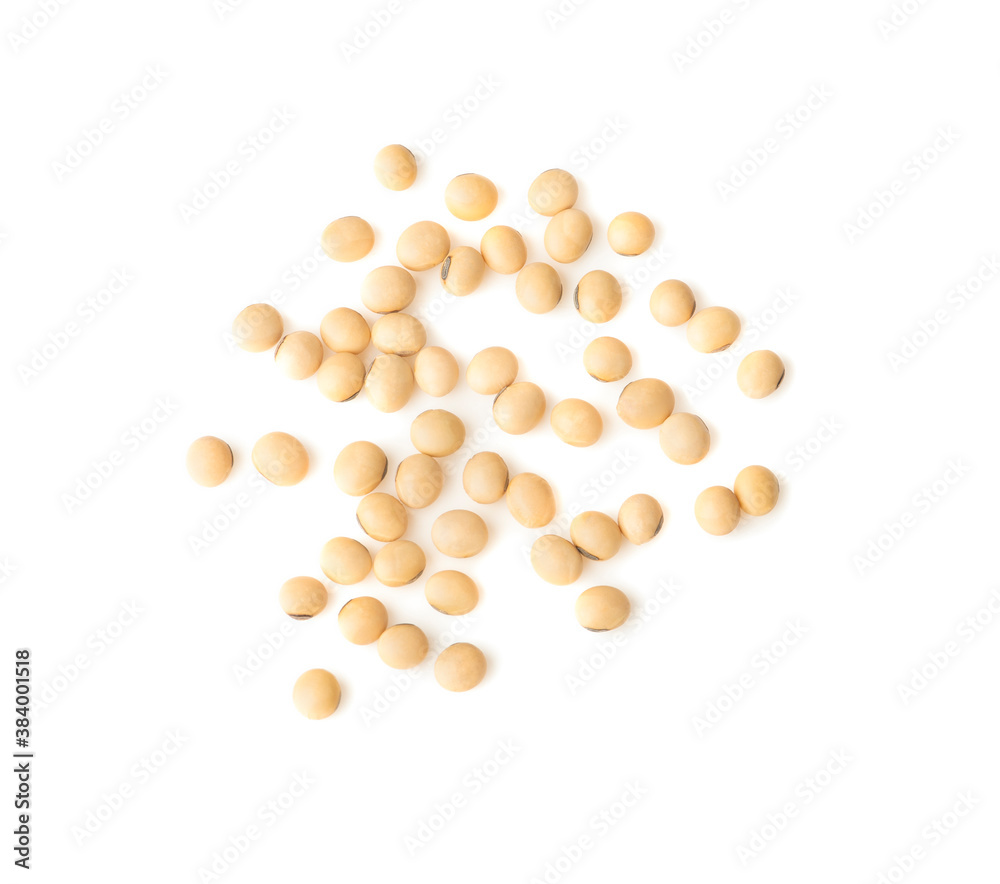 soybean isolated on white background soybean isolated on white background