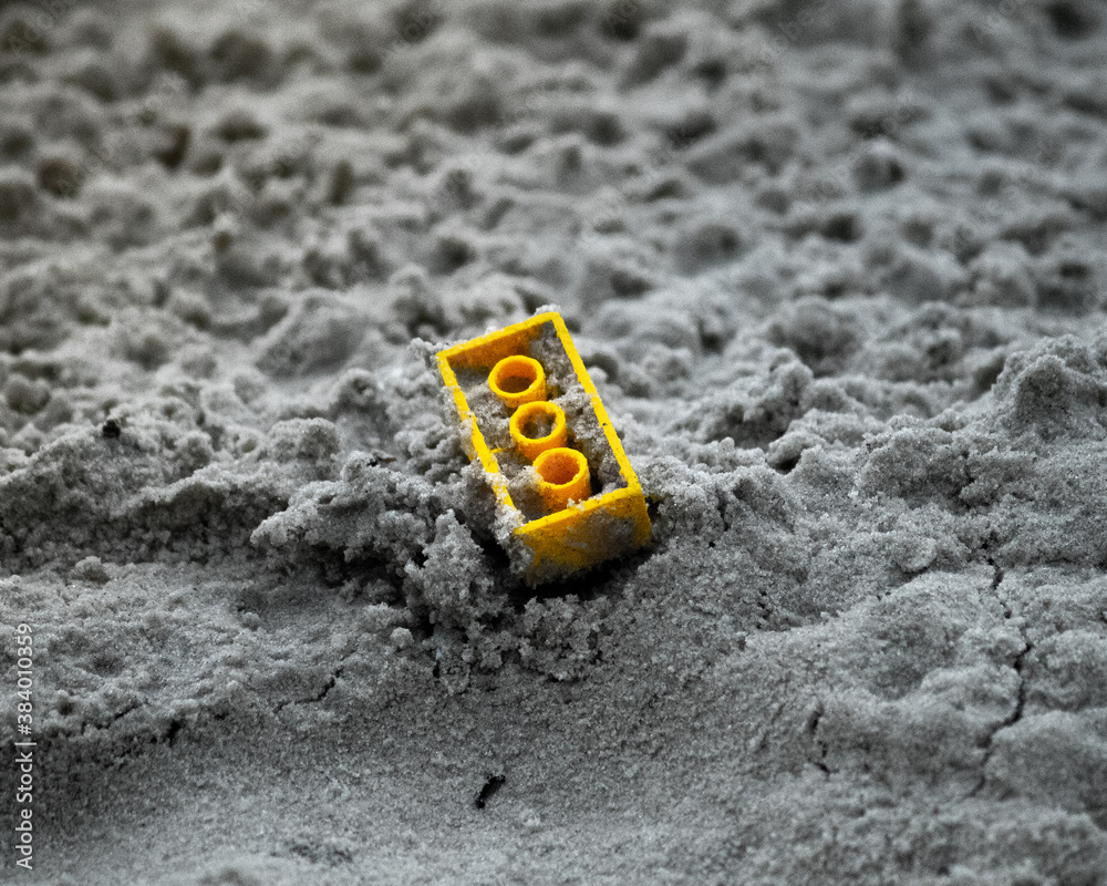 Obraz premium blocks on de beach