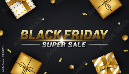 black friday super sale banner template graphic design