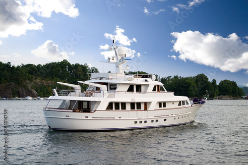 Canvas Print Yacht at Seat