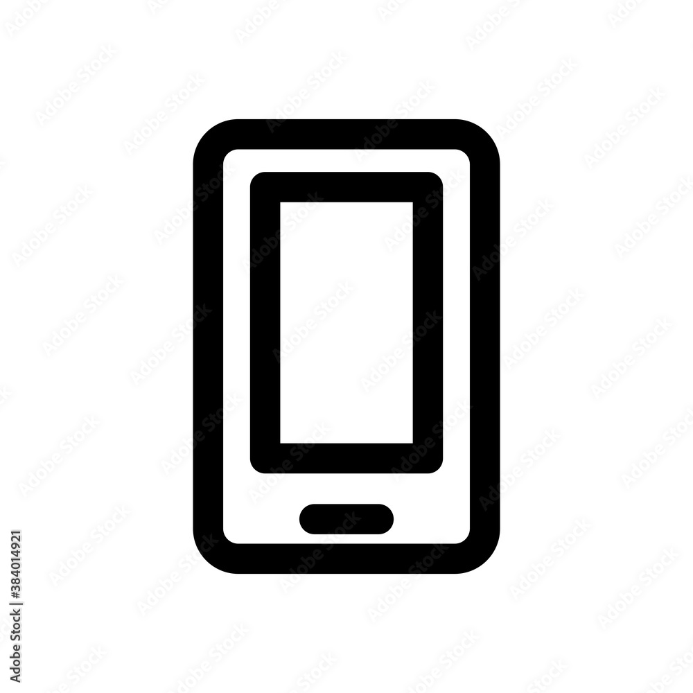 Phone icon with outline style vector for your web design Phone icon with outline style vector for your web design