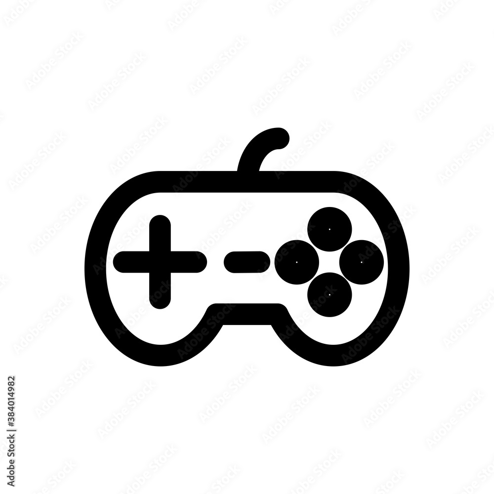 Game icon with glyph style vector for your web design Game icon with glyph style vector for your web design