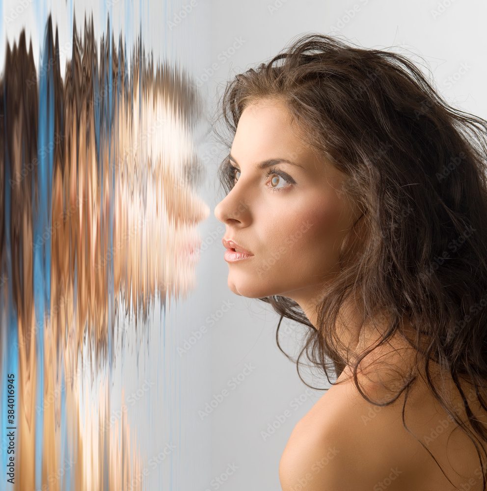 Naklejka premium nice left side