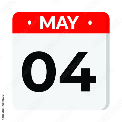 04 May calendar icon