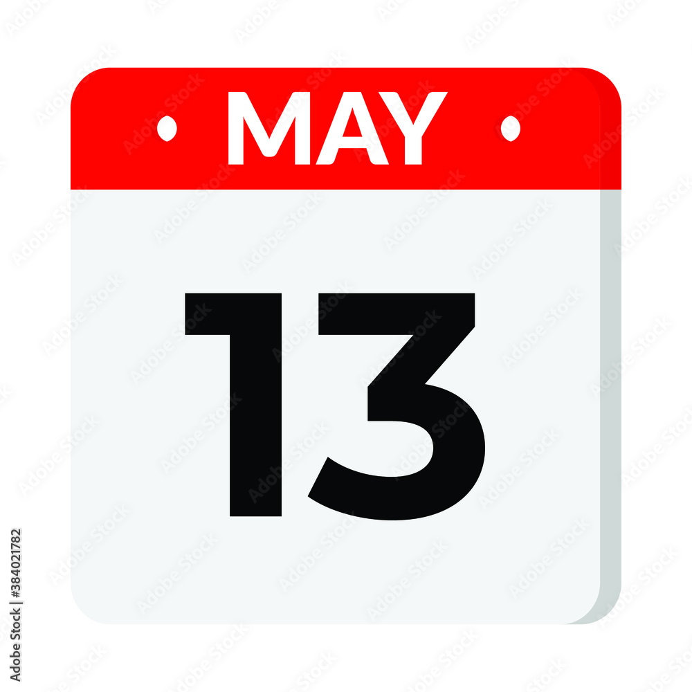 13 May calendar icon 13 May calendar icon