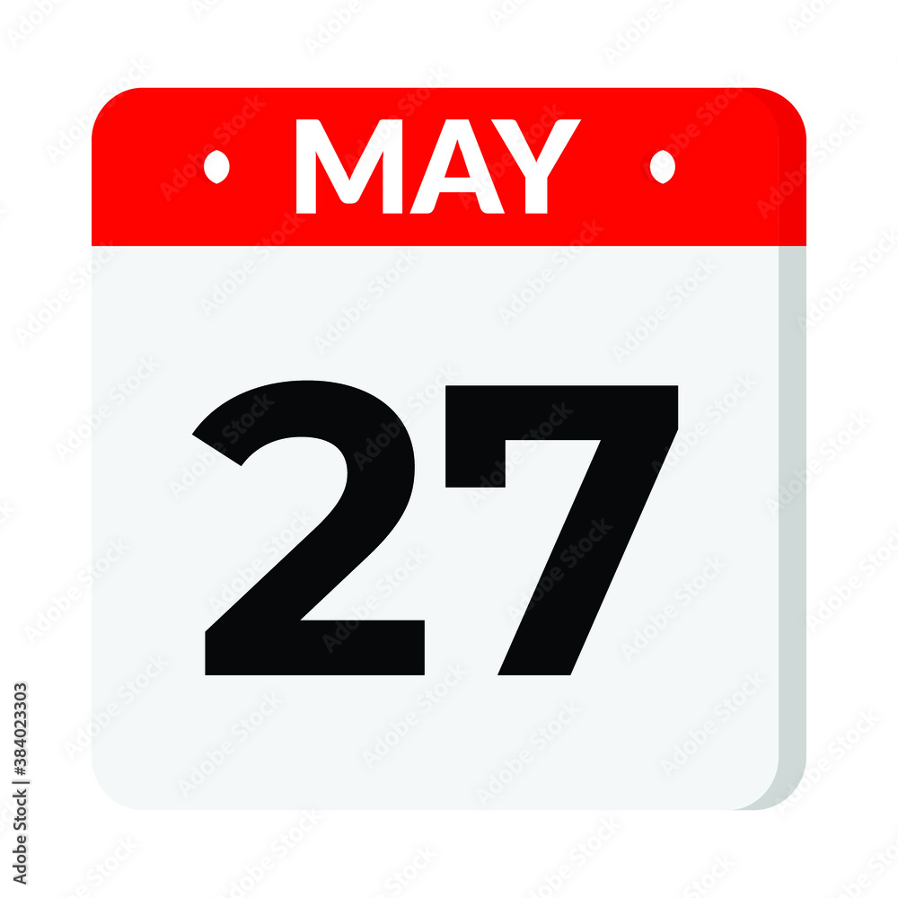 27 May calendar icon 27 May calendar icon