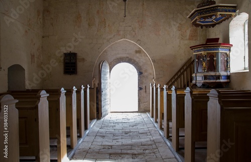 The old H  jerup Church in Denmark