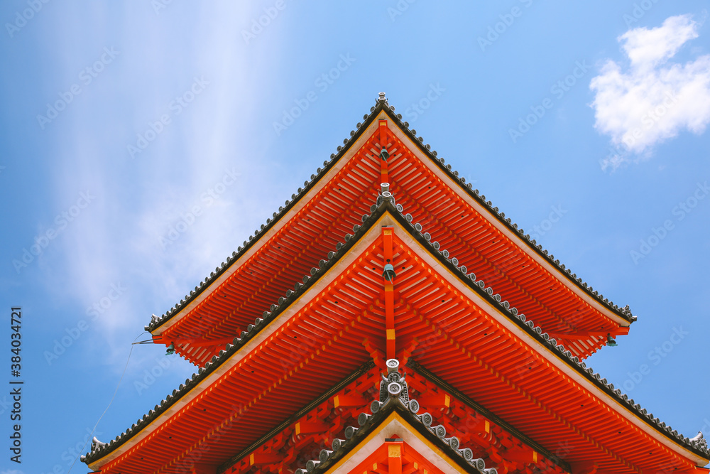 Kiyomizu dera in kyoto, Historic buildings  Japan
