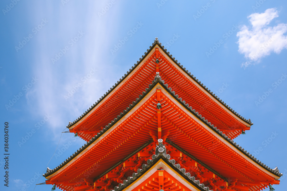 Kiyomizu dera in kyoto, Historic buildings  Japan