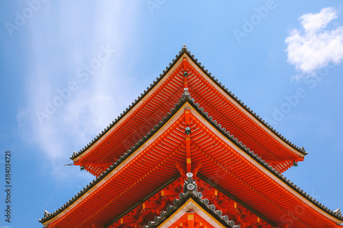 Kiyomizu dera in kyoto, Historic buildings  Japan © youli