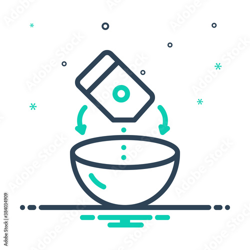 Mix icon for mixture
