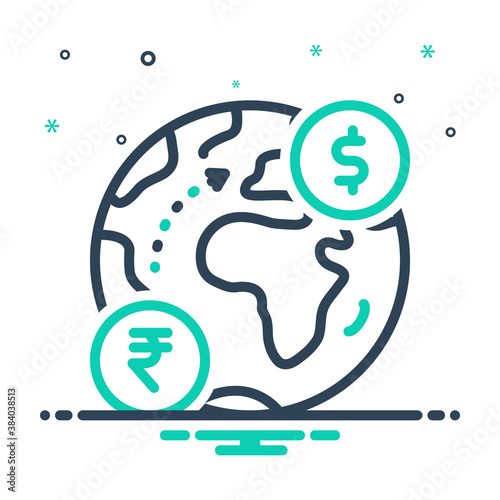 Mix icon for foreign