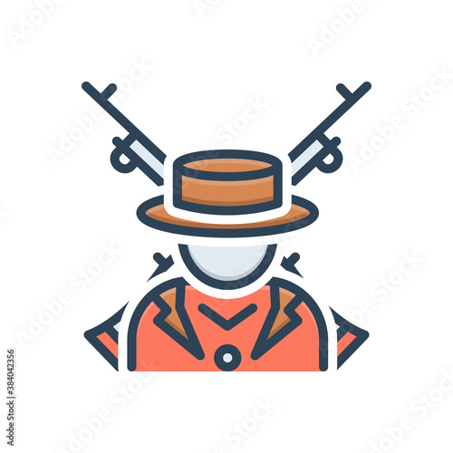 Color illustration icon for orion