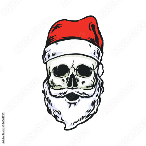 santa claus skull © atranube