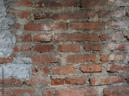 Background of old vintage, grunge brick wall