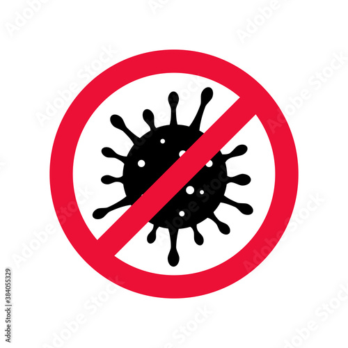Covid, coronavirus, sars vector icon isolated on white background.