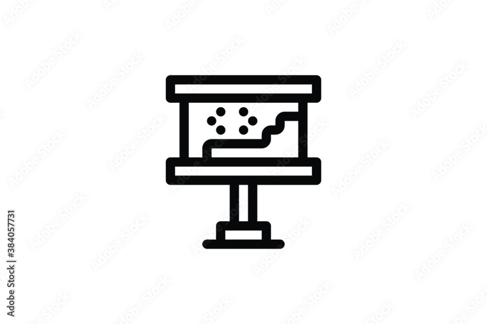 Spring Outline Icon - Aquarium Spring Outline Icon - Aquarium