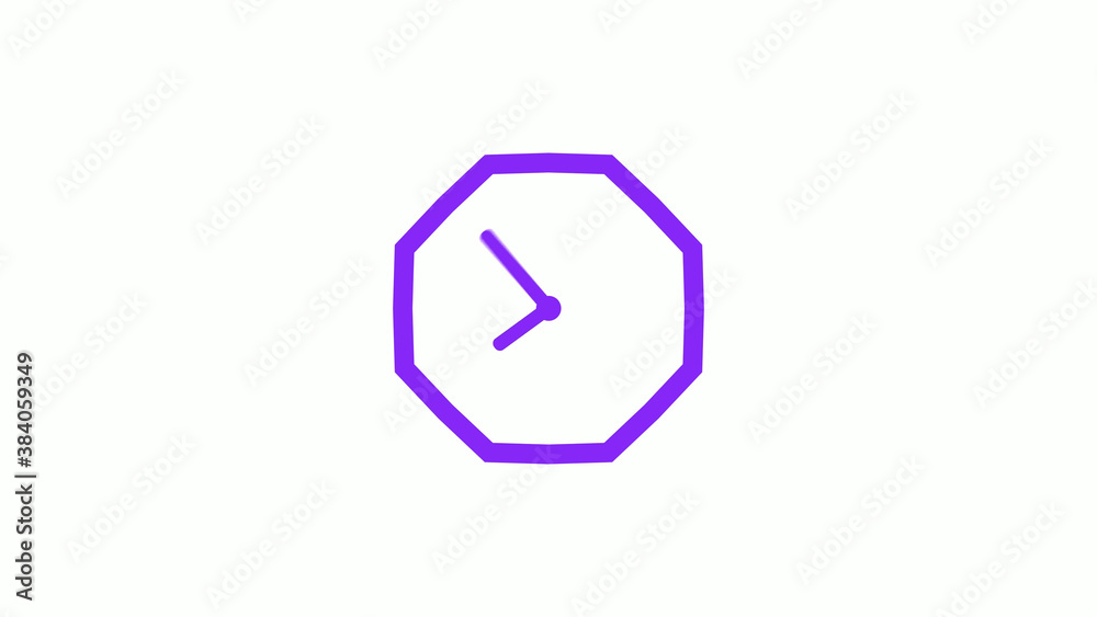 New purple color counting down 12 hours clock icon on white background,12 hours clock isolated New purple color counting down 12 hours clock icon on white background,12 hours clock isolated