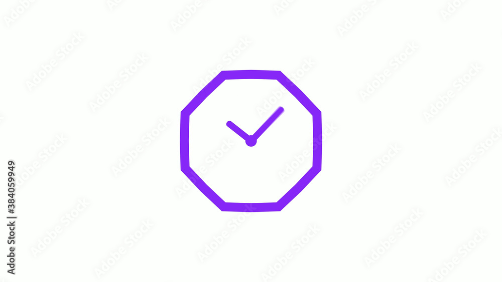 New purple color counting down 12 hours clock icon on white background,12 hours clock isolated New purple color counting down 12 hours clock icon on white background,12 hours clock isolated