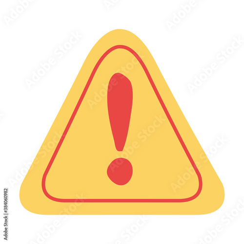 alert signal triangle isolated icon